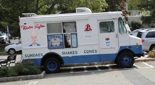 No one is screaming for ice cream trucks, but they’re rolling up anyway